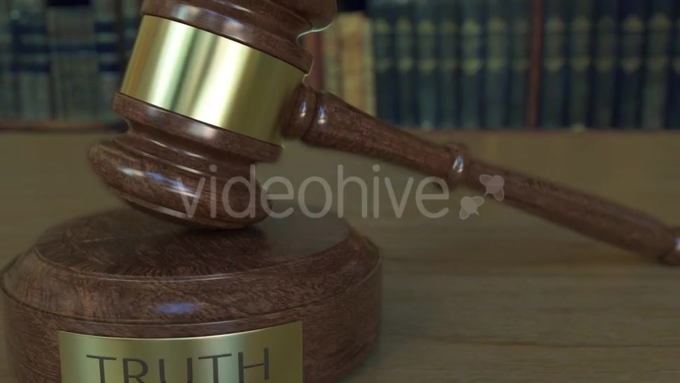 Judges Gavel and Block with TRUTH Inscription Videohive 19935887 Motion Graphics Image 3