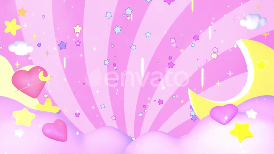 Kawaii Pink Sky Videohive 24469189 Motion Graphics Image 11