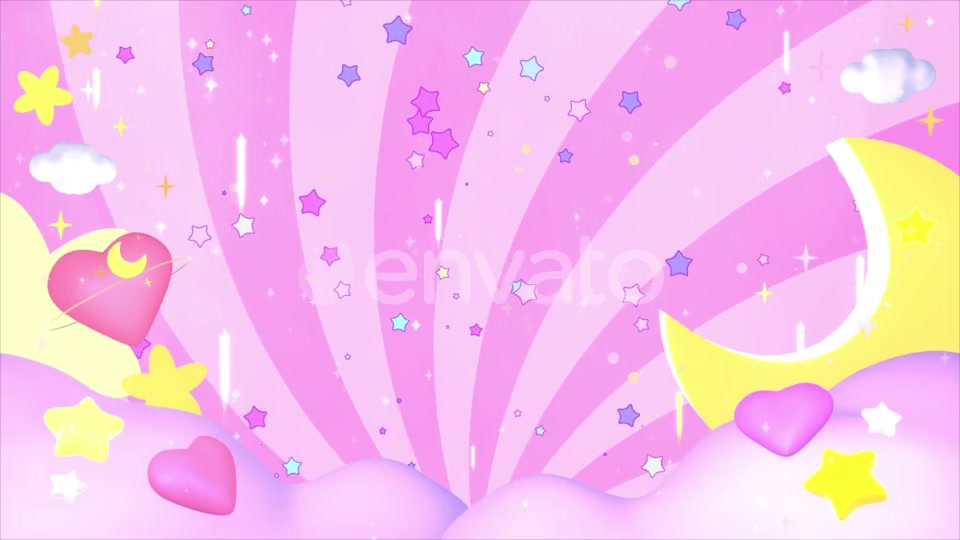 Kawaii Pink Sky Videohive 24469189 Motion Graphics Image 7