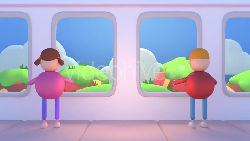 Kids On The Train Videohive 21362573 Motion Graphics Image 3