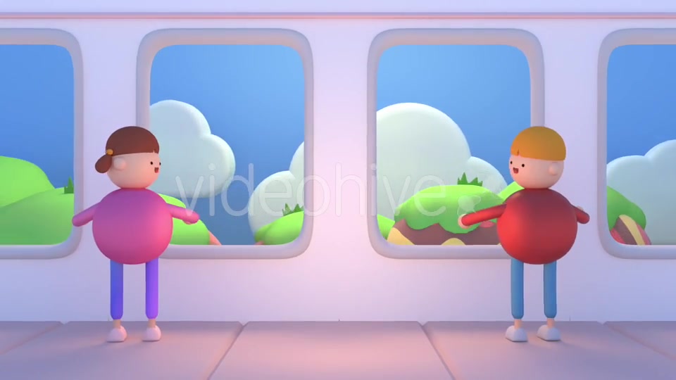 Kids On The Train Videohive 21362573 Motion Graphics Image 4