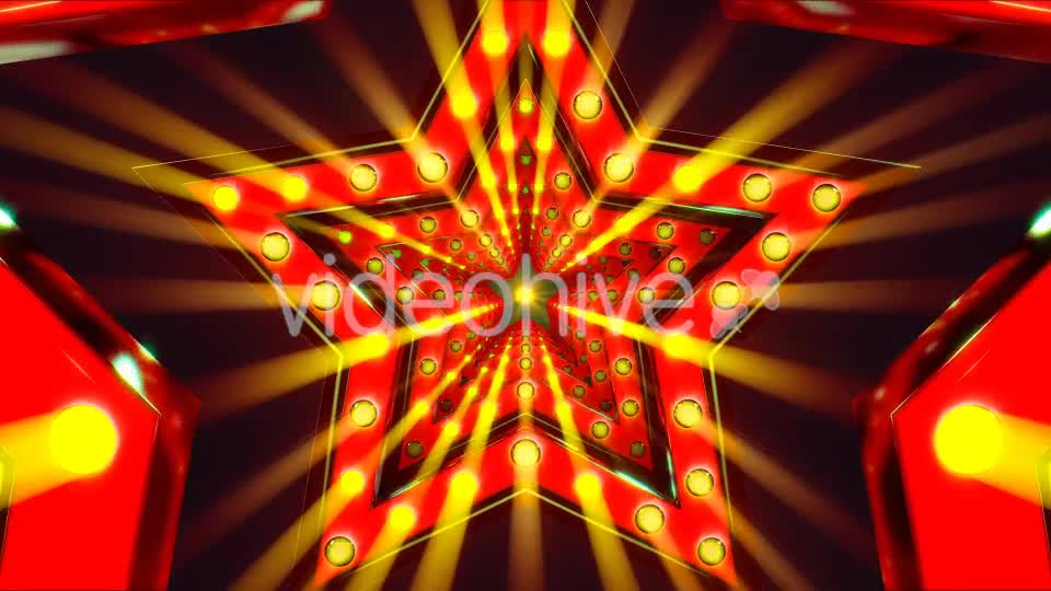 Lamps Stars Tunnel Videohive 21403885 Motion Graphics Image 1