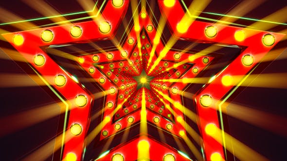 Lamps Stars Tunnel - 21403885 Videohive Download