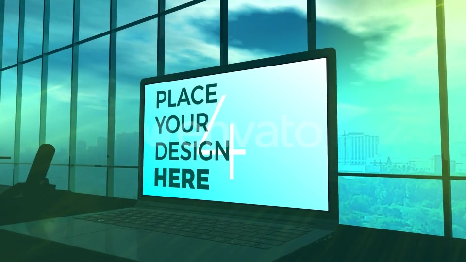 Laptop Mockups Presentation In The Office Videohive 22128481 Motion Graphics Image 6