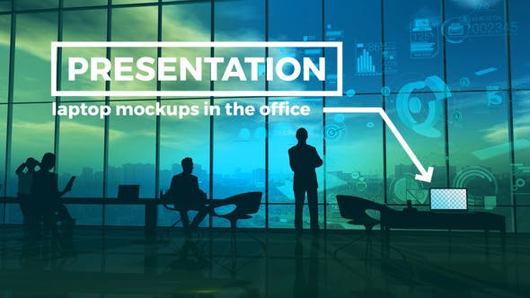 Laptop Mockups Presentation In The Office - Download Videohive 22128481