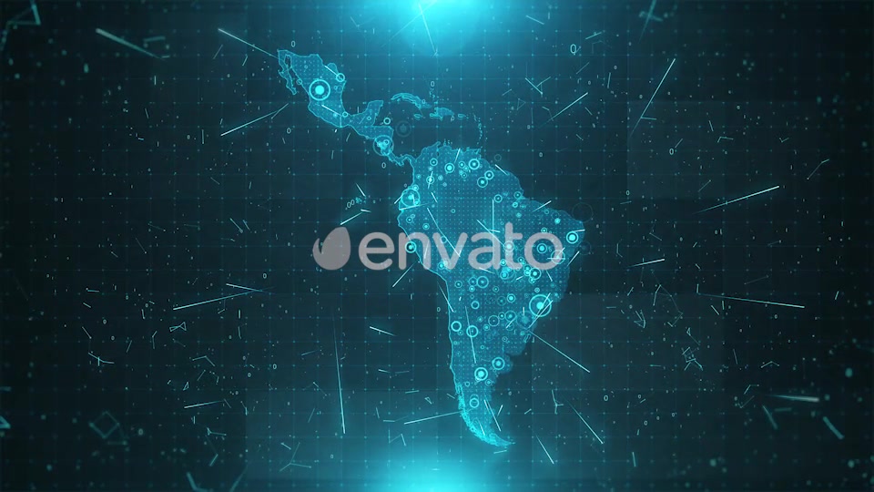 Latin America Map Population 4K Videohive 21998132 Motion Graphics Image 7