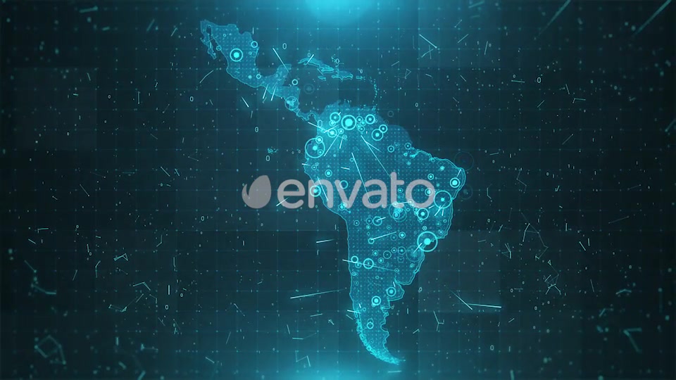 Latin America Map Population HD Videohive 21999114 Motion Graphics Image 4