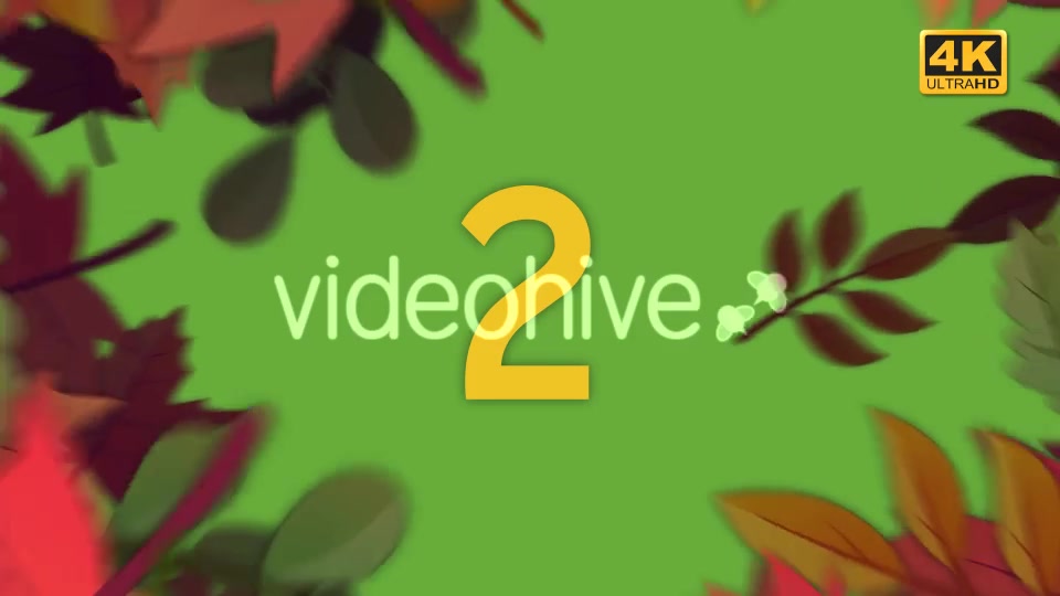 Leaves Transitions 4 Pack 4K Videohive 21399937 Motion Graphics Image 3