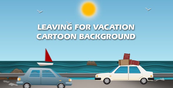 Leaving For Vacation Cartoon Background - Download 17113559 Videohive