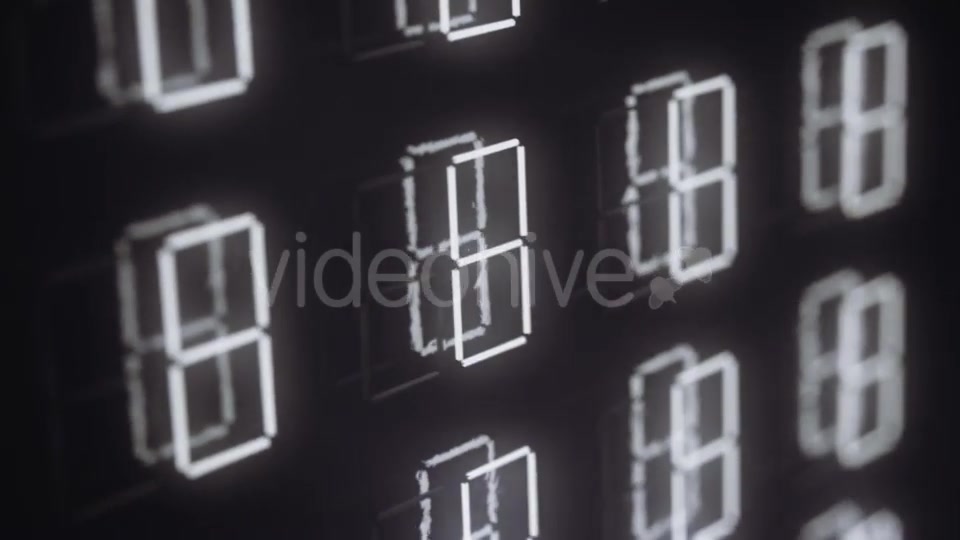 LED Array Countdown Videohive 10197200 Motion Graphics Image 3