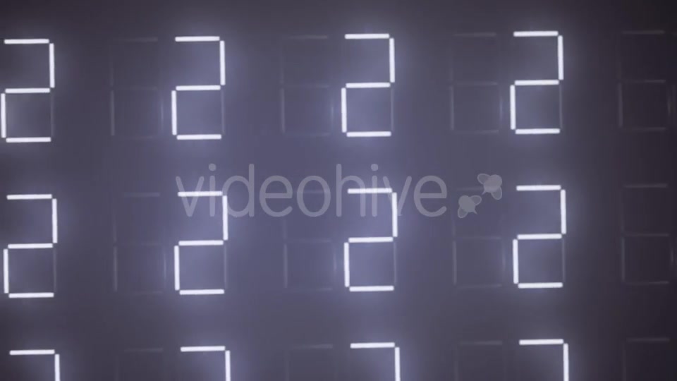 LED Array Countdown Videohive 10197200 Motion Graphics Image 9