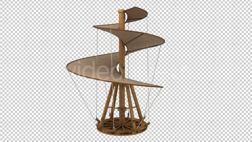Leonardo Da Vinci`s Helicopter Videohive 17117890 Motion Graphics Image 5