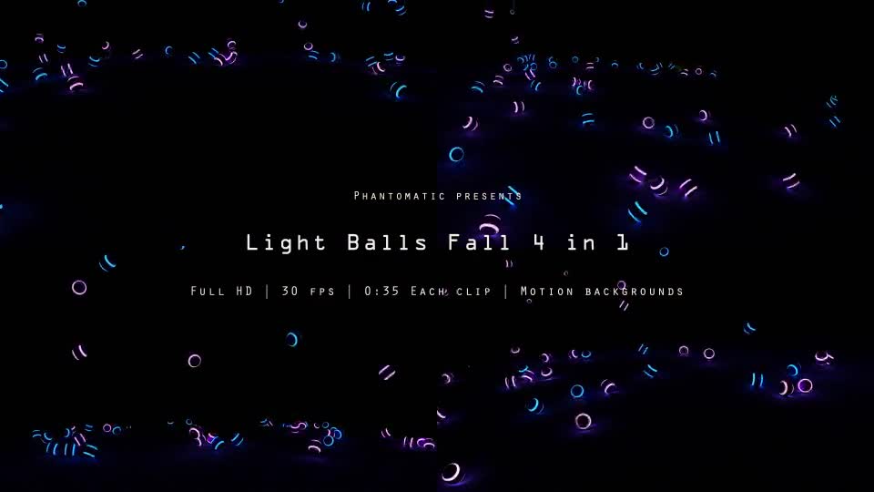 Light Balls Fall Videohive 11657804 Motion Graphics Image 1