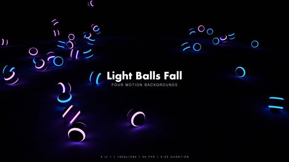 Light Balls Fall - Download 11657804 Videohive