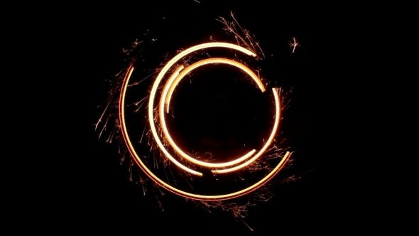 Light Circles In The Dark - Videohive Download 14949912