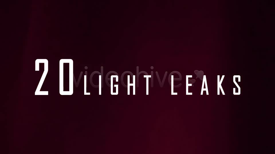 Light Leaks 2 Videohive 5111804 Motion Graphics Image 3