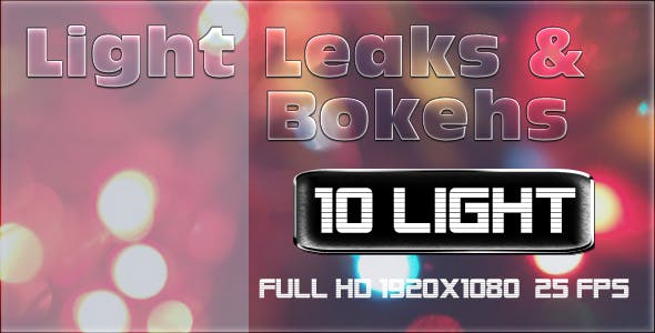 Light Leaks and Bokehs - Download 14916985 Videohive