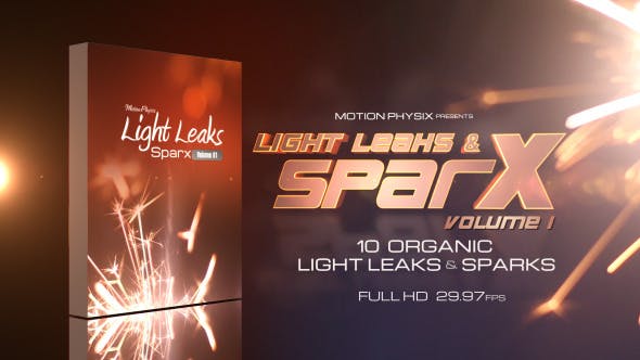 Light Leaks and Sparks Vol 1 - 11045596 Download Videohive