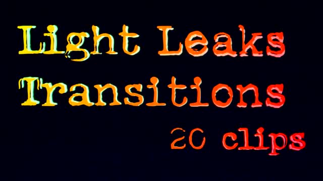 Light Leaks Videohive 5556813 Motion Graphics Image 1