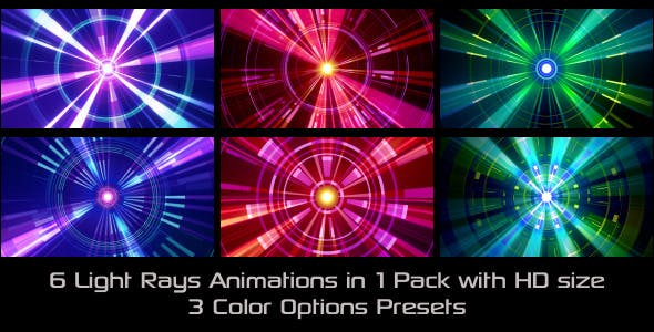 Light Rays Pack 01 - 7953813 Download Videohive