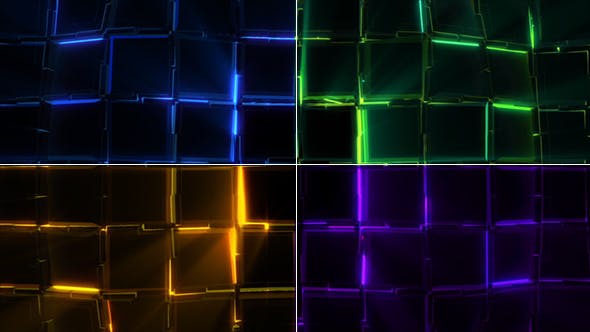 Light Squares Motion - Videohive Download 19698272
