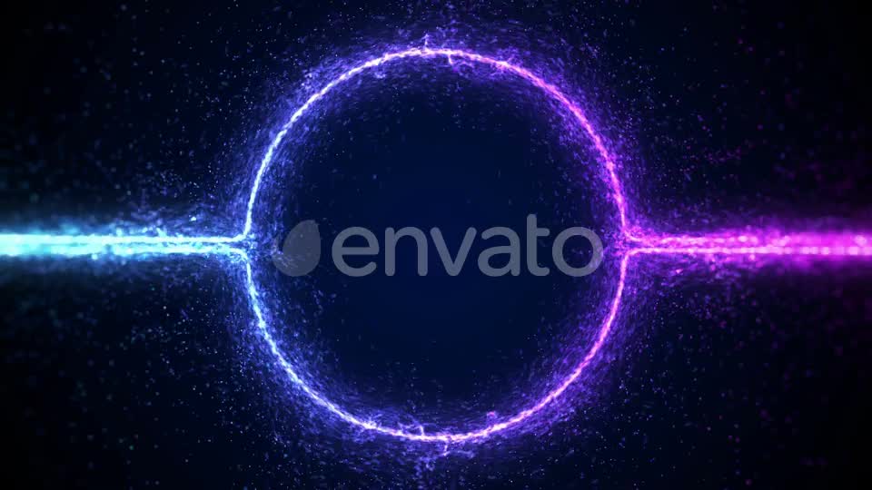 Lights Particle Tech Circle Background Videohive 24381805 Motion Graphics Image 1