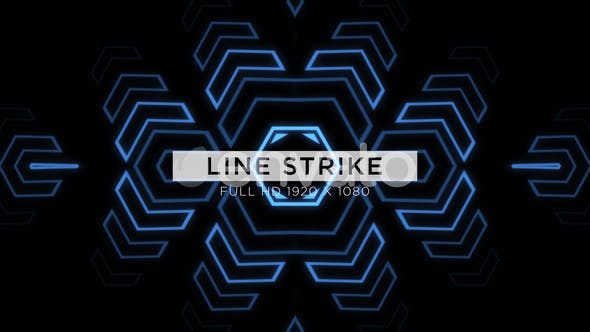 Line Strike VJ Loops Background - Videohive 22434433 Download