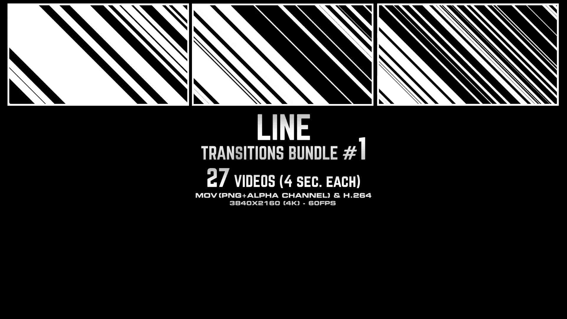 Line Transitions Bundle 1 4K Videohive 23652335 Motion Graphics Image 8
