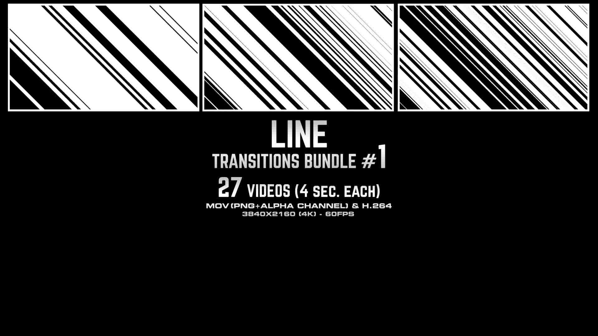 Line Transitions Bundle 1 4K Videohive 23652335 Motion Graphics Image 9