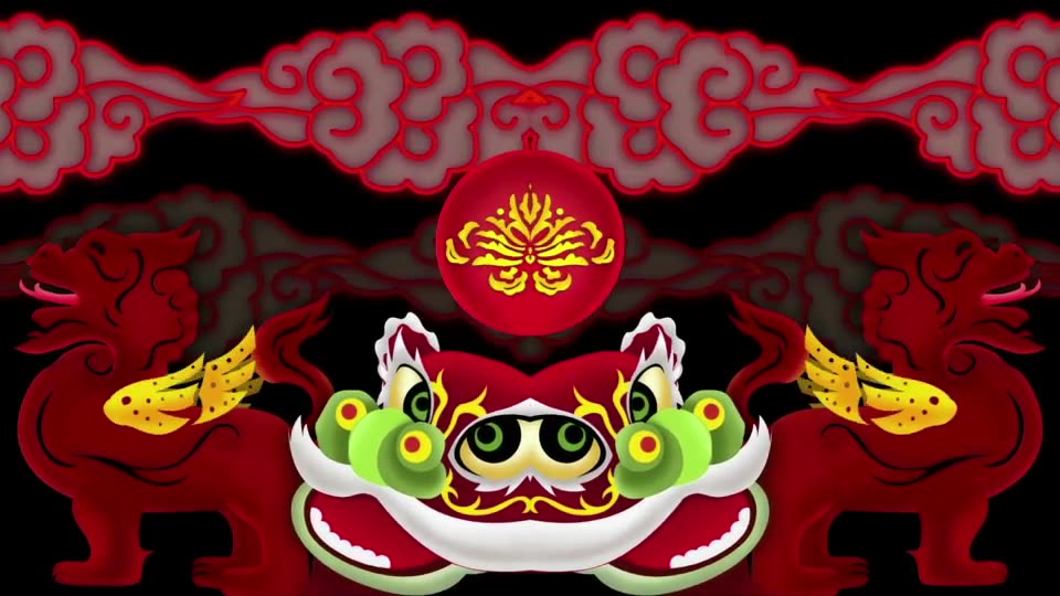 Lion Dance VJ Loop Videohive 19762253 Motion Graphics Image 10