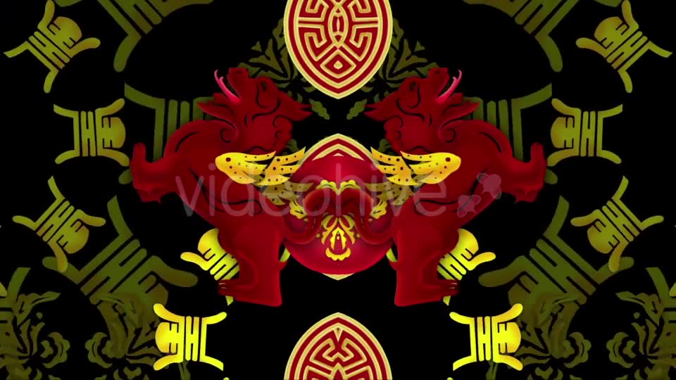 Lion Dance VJ Loop Videohive 19762253 Motion Graphics Image 3