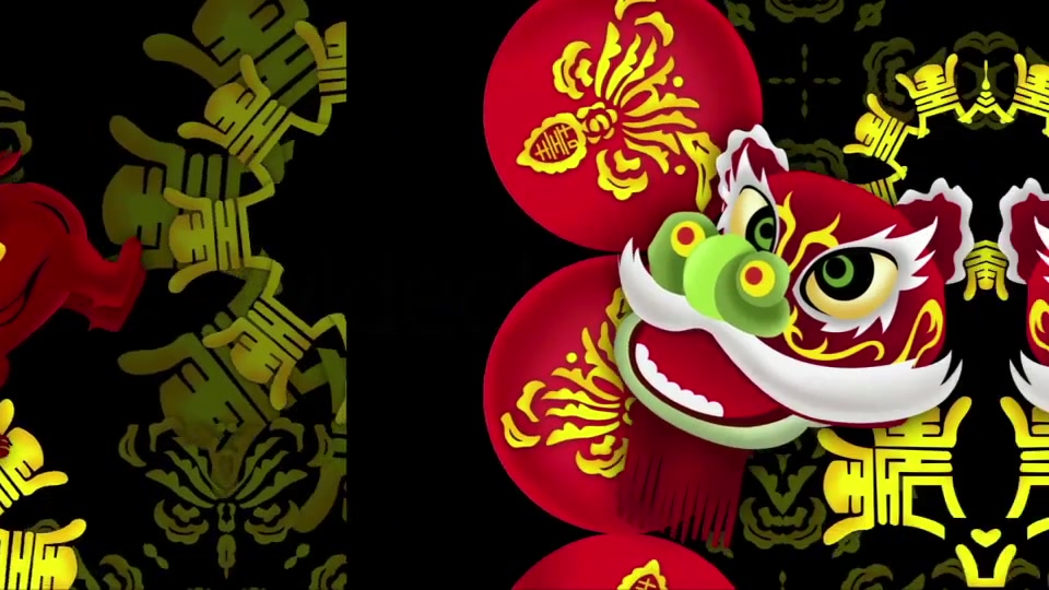 Lion Dance VJ Loop Videohive 19762253 Motion Graphics Image 5