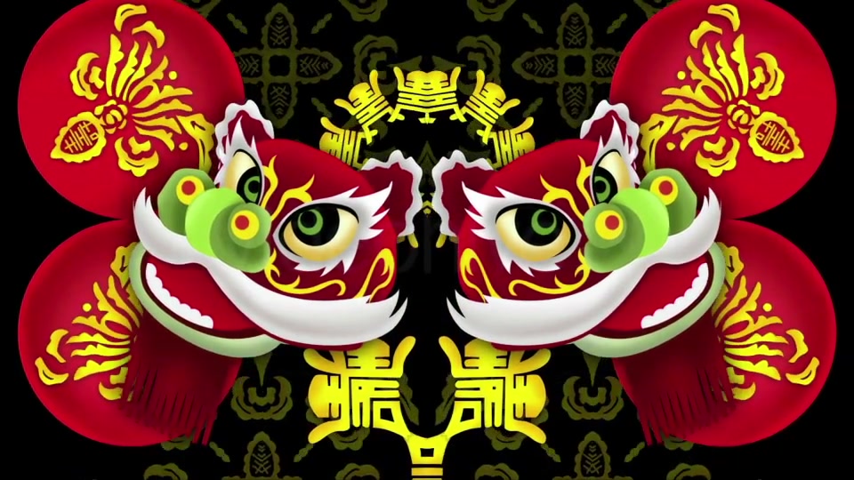 Lion Dance VJ Loop Videohive 19762253 Motion Graphics Image 6