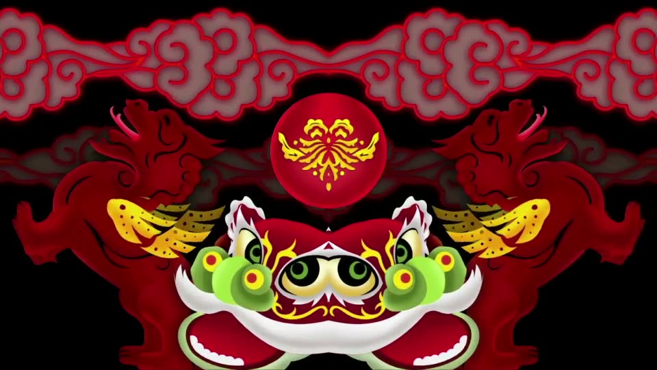 Lion Dance VJ Loop Videohive 19762253 Motion Graphics Image 9