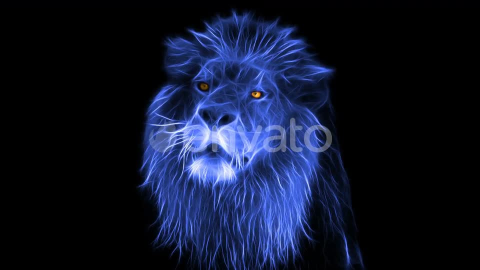 Lion Ghost 4K Videohive 23708897 Motion Graphics Image 1