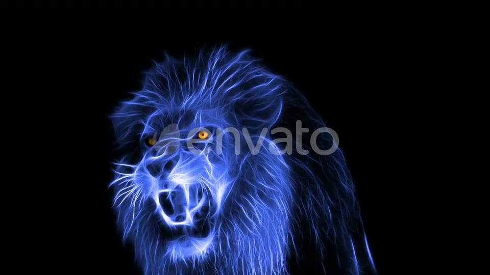 Lion Ghost 4K Videohive 23708897 Motion Graphics Image 2