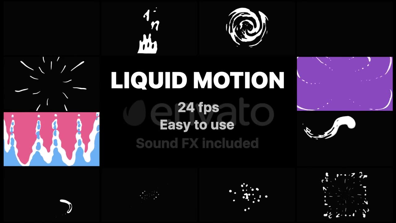 Liquid Motion Elements | Motion Graphics Pack Videohive 21612463 Motion Graphics Image 2