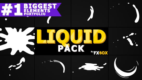 Liquid Motion Shapes | Motion Graphics Pack - 21307045 Videohive Download