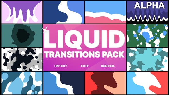 Liquid Motion Transitions | Motion Graphics Pack - Download Videohive 21569653