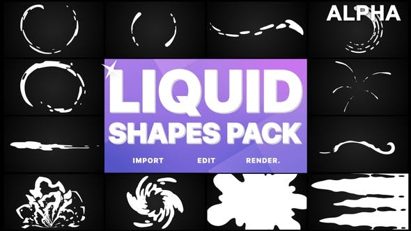Liquid Shapes Pack | Motion Graphics Pack - 24696340 Download Videohive