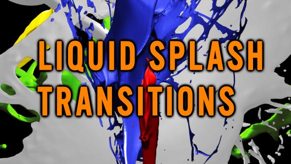Liquid Splash Transitions - 15931498 Videohive Download