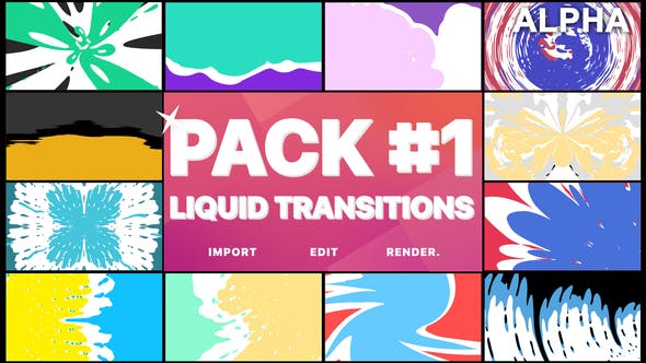 Liquid Transitions Pack 01 | Motion Graphics Pack - Download 23263953 Videohive