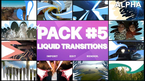 Liquid Transitions Pack 05 | Motion Graphics Pack - 23442989 Download Videohive