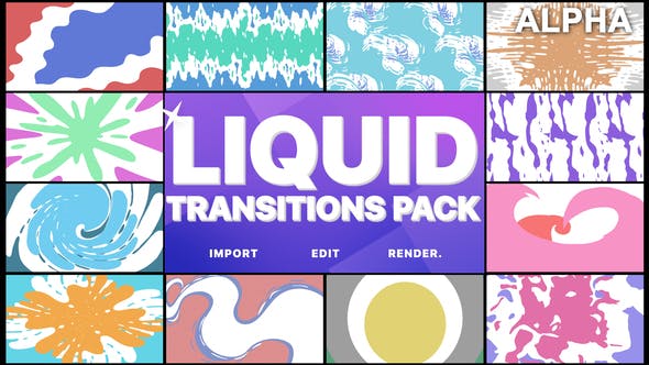 Liquid Transitions Pack | Motion Graphics Pack - Download Videohive 22776105