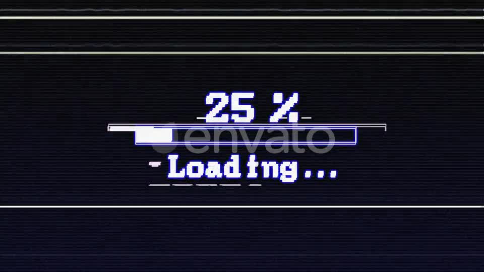 Loading Bar and Loading Complete Text Videohive 25579435 Motion Graphics Image 1