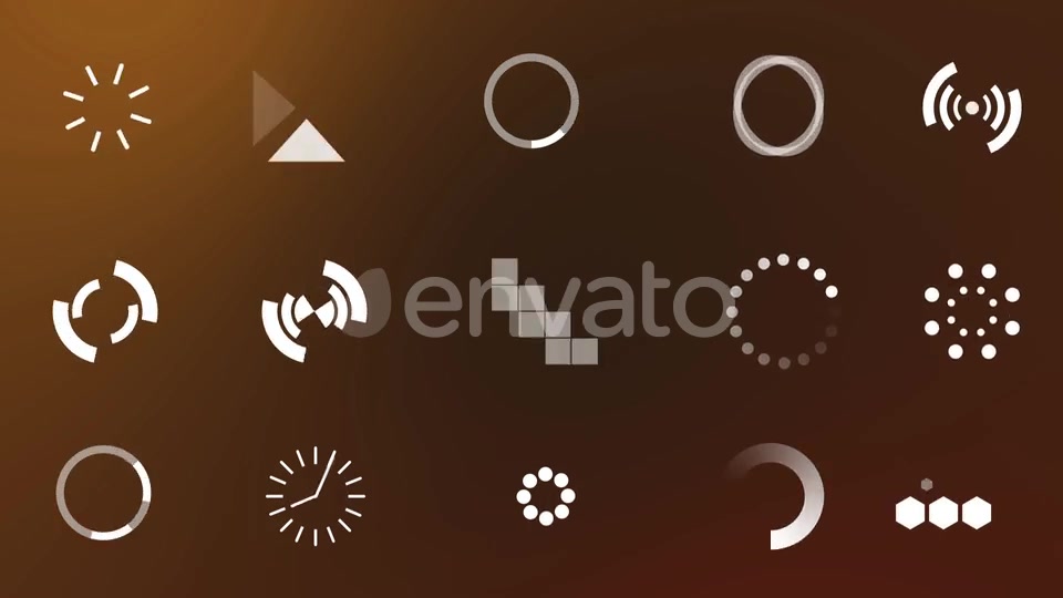 Loading Icon Pack Videohive 23171220 Motion Graphics Image 4