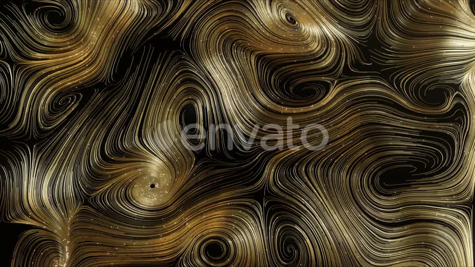 Loop Abstract Gold Round Network Background Videohive 23249618 Motion Graphics Image 1