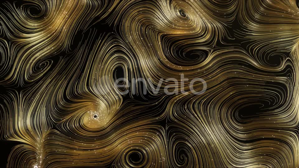 Loop Abstract Gold Round Network Background Videohive 23249618 Motion Graphics Image 2