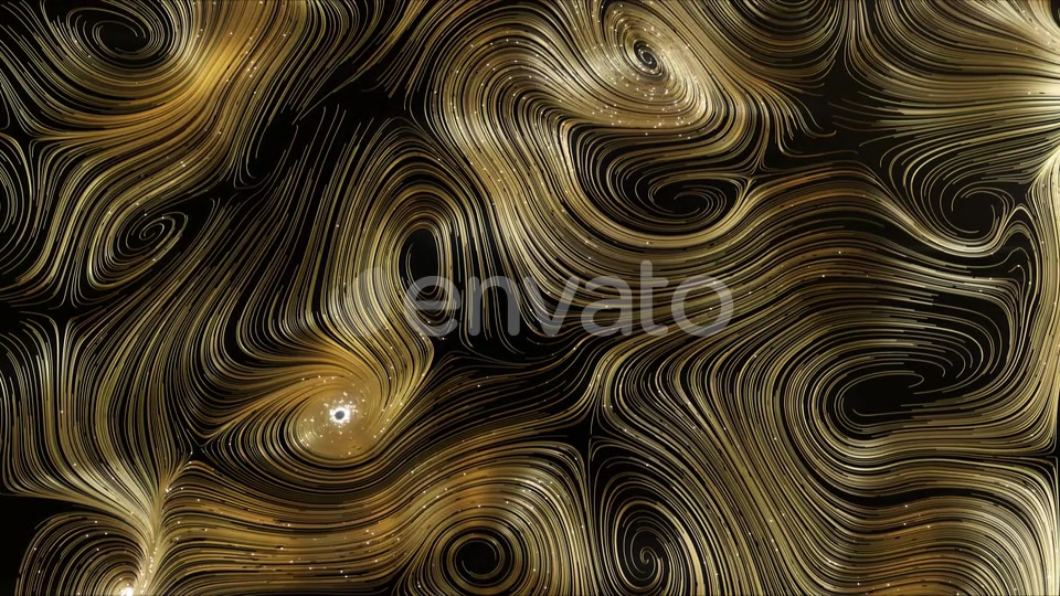 Loop Abstract Gold Round Network Background Videohive 23249618 Motion Graphics Image 4
