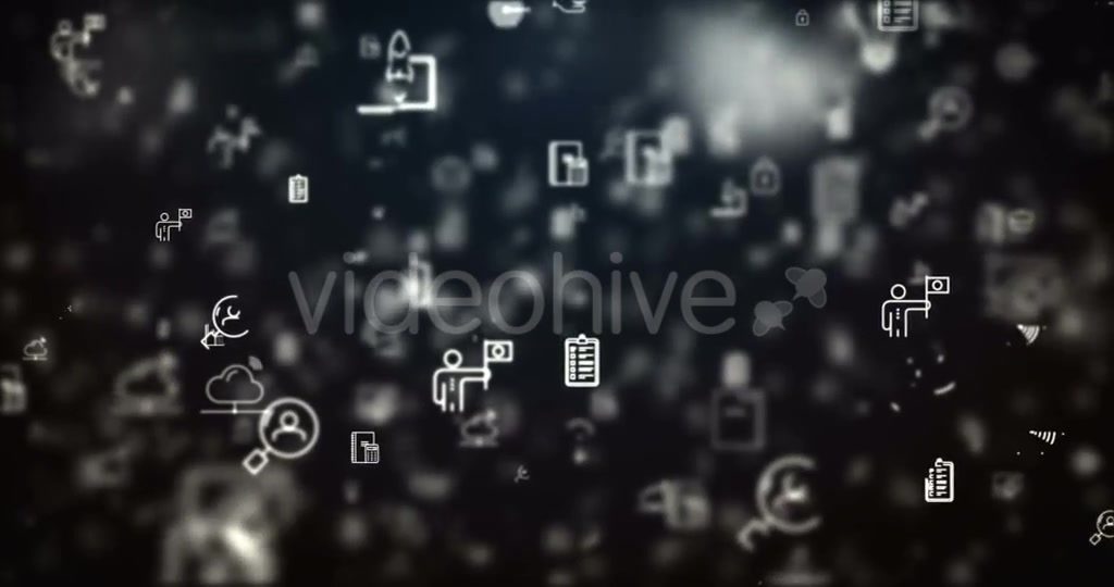 Loop Moved Business Icons Background Videohive 21426667 Motion Graphics Image 4